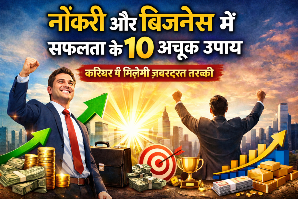 नौकरी और बिजनेस में सफलता के 10 अचूक उपाय: करियर में मिलेगी जबरदस्त तरक्की