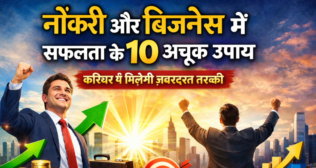 नौकरी और बिजनेस में सफलता के 10 अचूक उपाय: करियर में मिलेगी जबरदस्त तरक्की