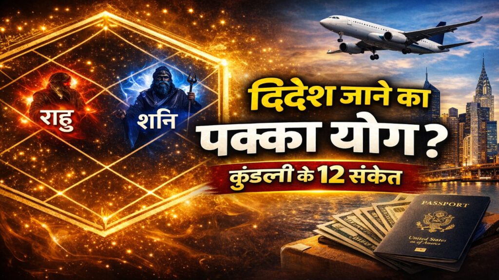 कुंडली में विदेश योग और विदेश जाने के संकेत